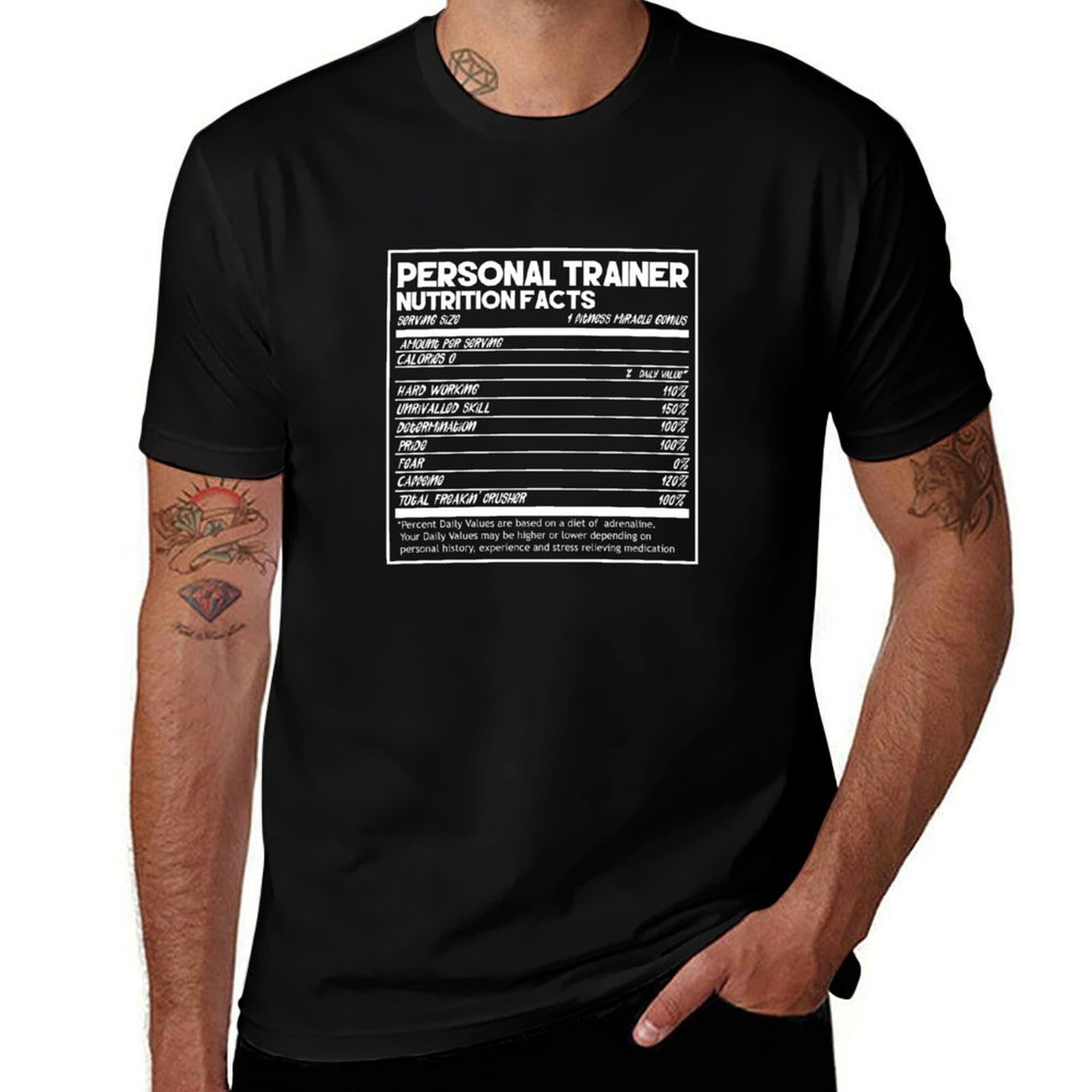 Nutrition And Exercise - Funny Personal Trainer Nutrition Facts Exercise