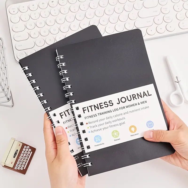 Nutrition And Exercise - Fitness Journal Notebook Daily Exercise and