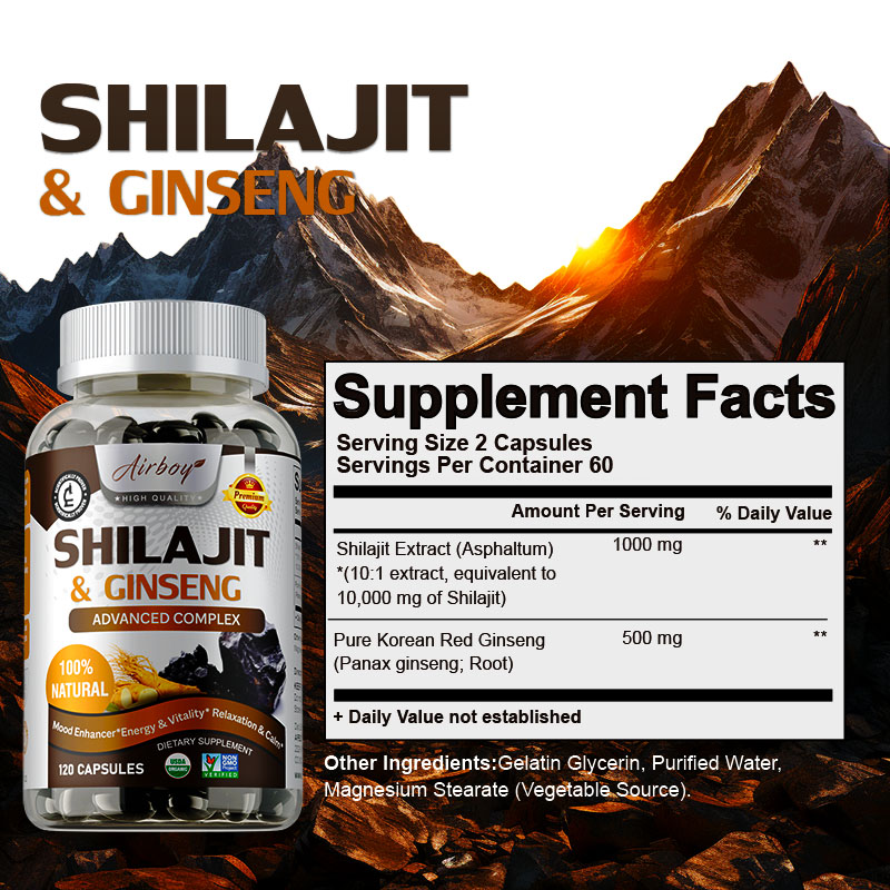 Shilajit & Ginseng - Energy &  - đánh giá và giá Pre Workout Supplement