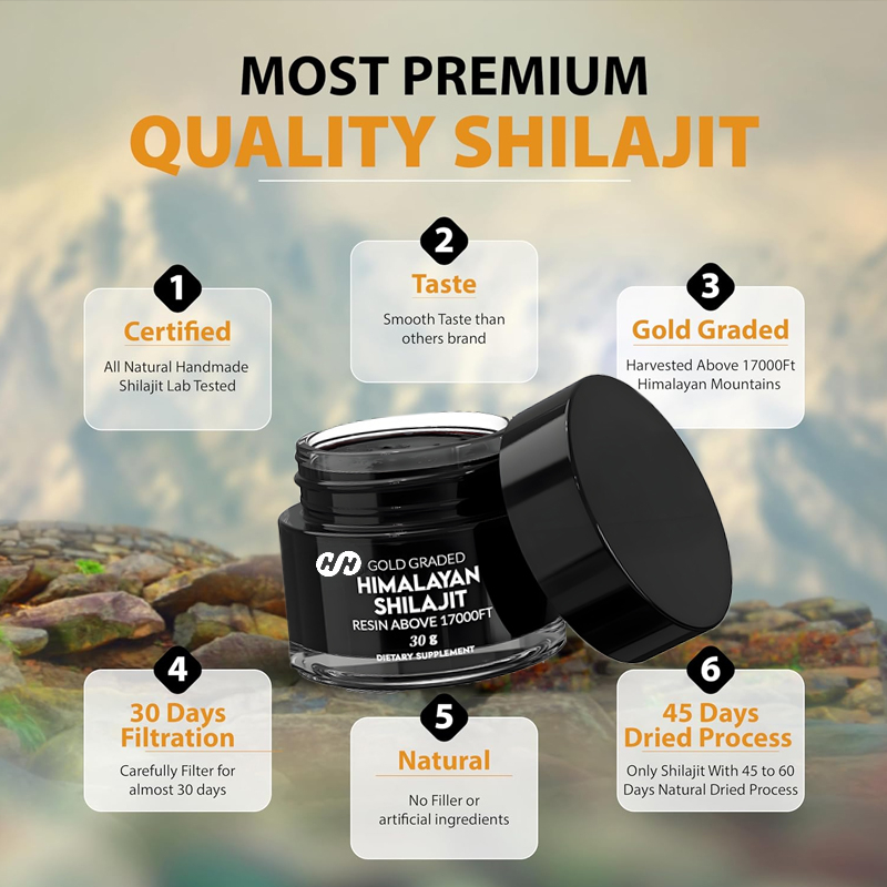 Pure Himalayan Shilajit Resin, - đánh giá và giá Shilajit Resin Pure