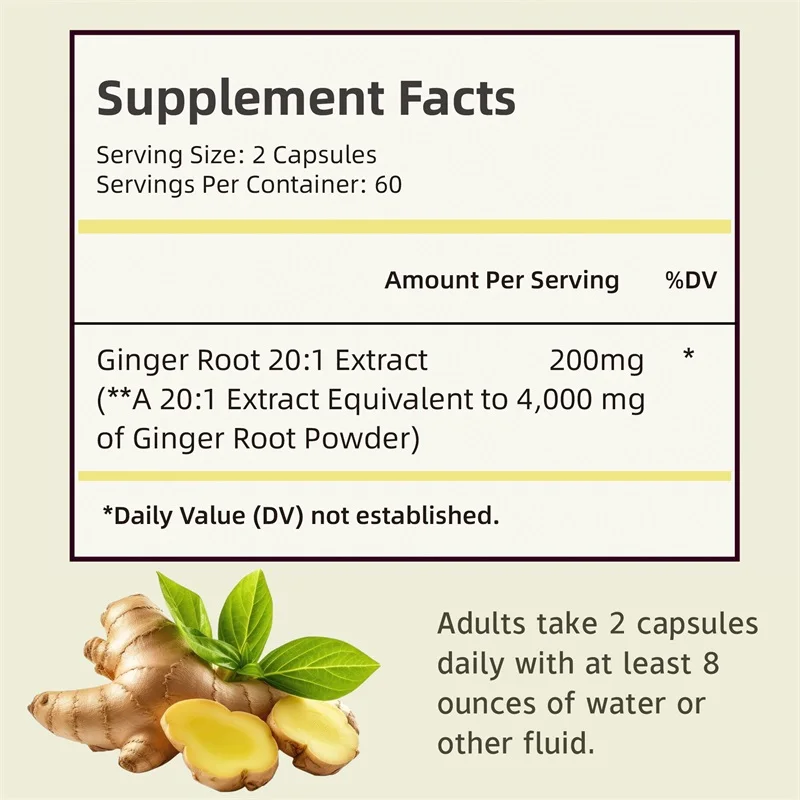 Ginger Root Capsules - Promote - đánh giá và giá Nutrition And Exercise