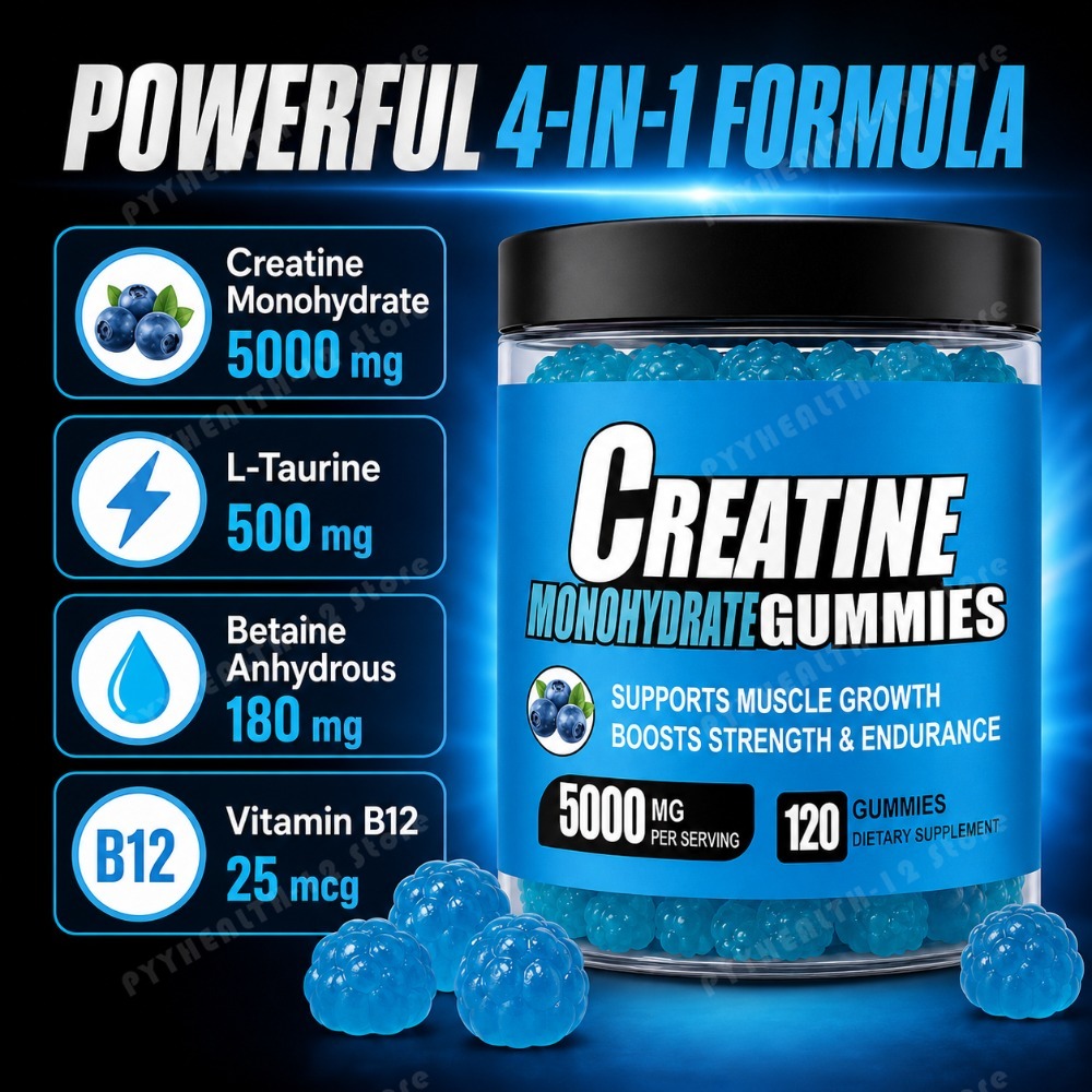 Creatine Monohydrate Gummies 5 - đánh giá và giá Pre Workout Supplement