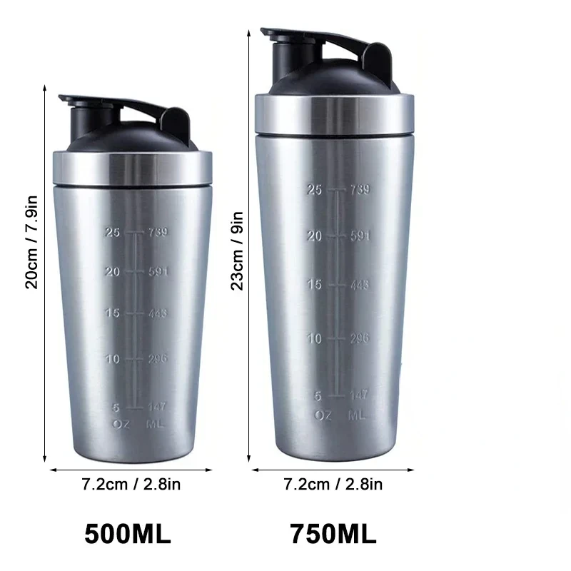 Stainless Steel Protein Shaker - đánh giá và giá The Nutrition Fitness