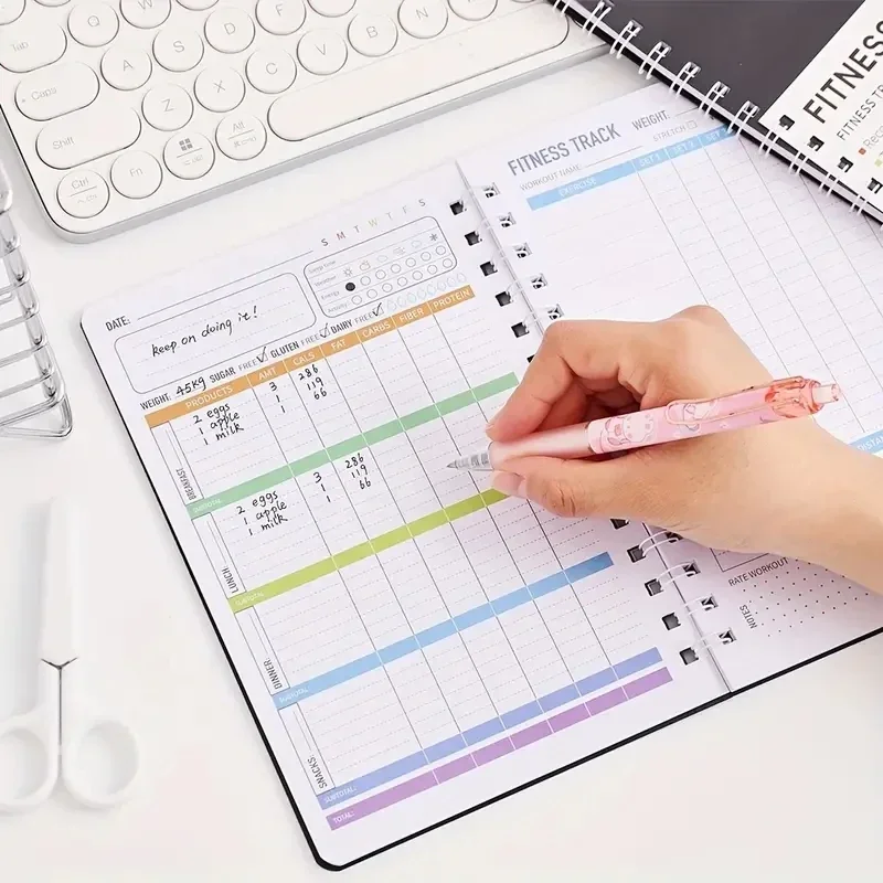 Spiral Notebook Daily Exercise - đánh giá và giá Nutrition And Exercise