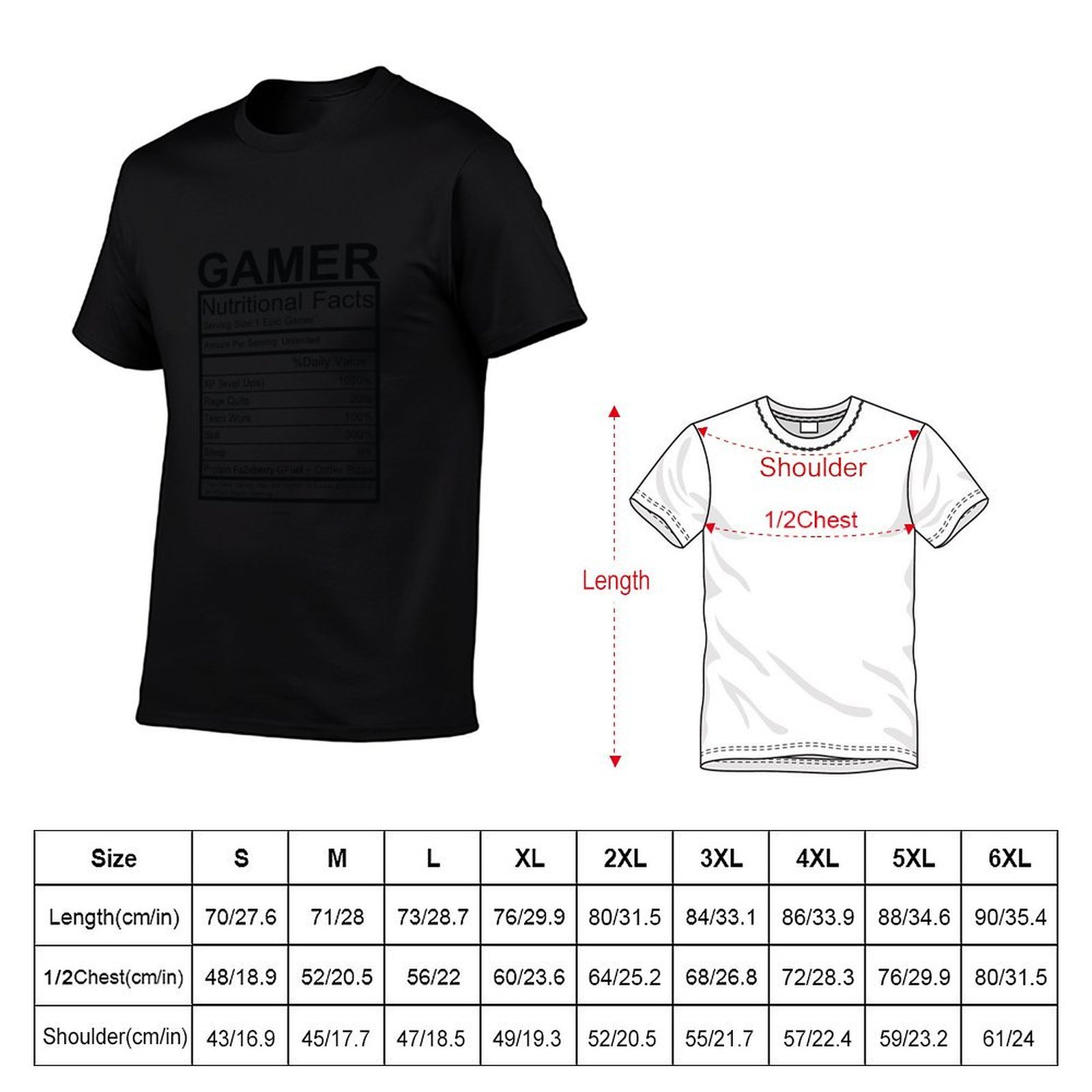 Gamer Nutritional Facts Chart  - đánh giá và giá The Nutrition Fitness