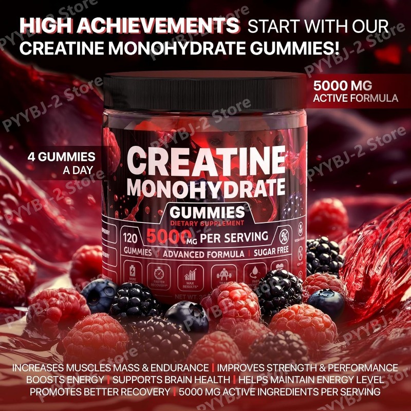 Creatine Monohydrate Gummies R - đánh giá và giá Pre Workout Supplement