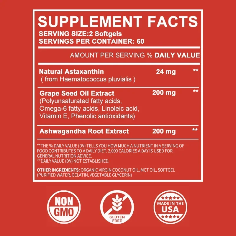Astaxanthin - Promotes Cardiov - đánh giá và giá Pre Workout Supplement