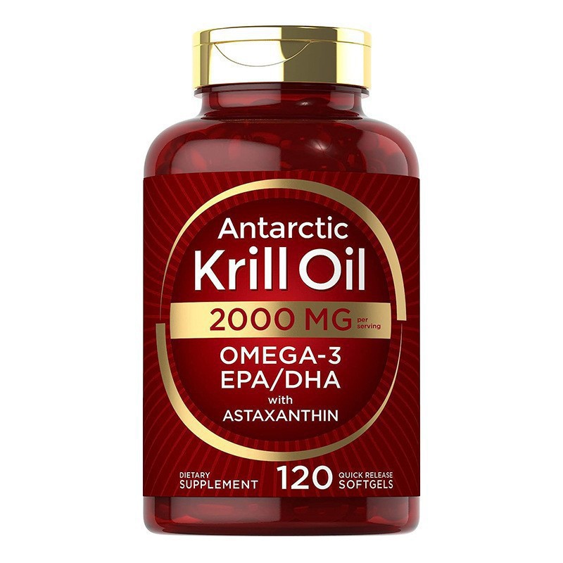 Krill oil soft capsules supple - đánh giá và giá The Nutrition Fitness