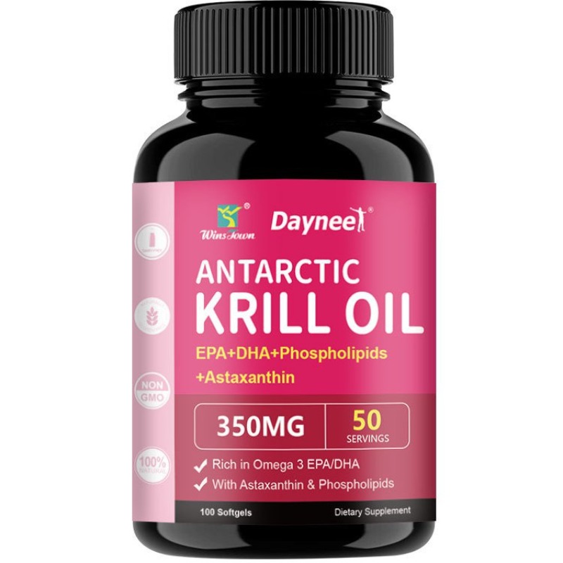 Krill oil soft capsules supple - đánh giá và giá The Nutrition Fitness