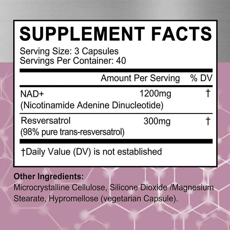 NAD+  Resveratrol Supplements  - đánh giá và giá Pre Workout Supplement